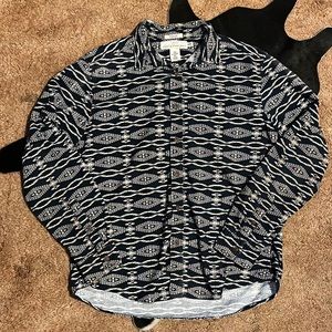 H&M Aztec Button Down